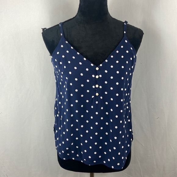 Old Navy Tops - Old Navy Polka Dot Camisole with Button Detail